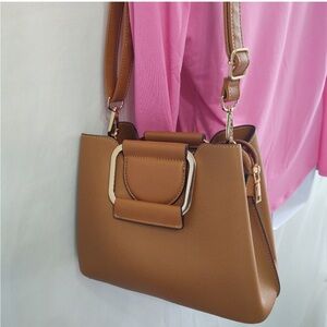 NWT LA TERRE Crossbody Brown Bag